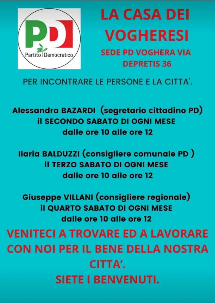 sede aperta al sabato mattina