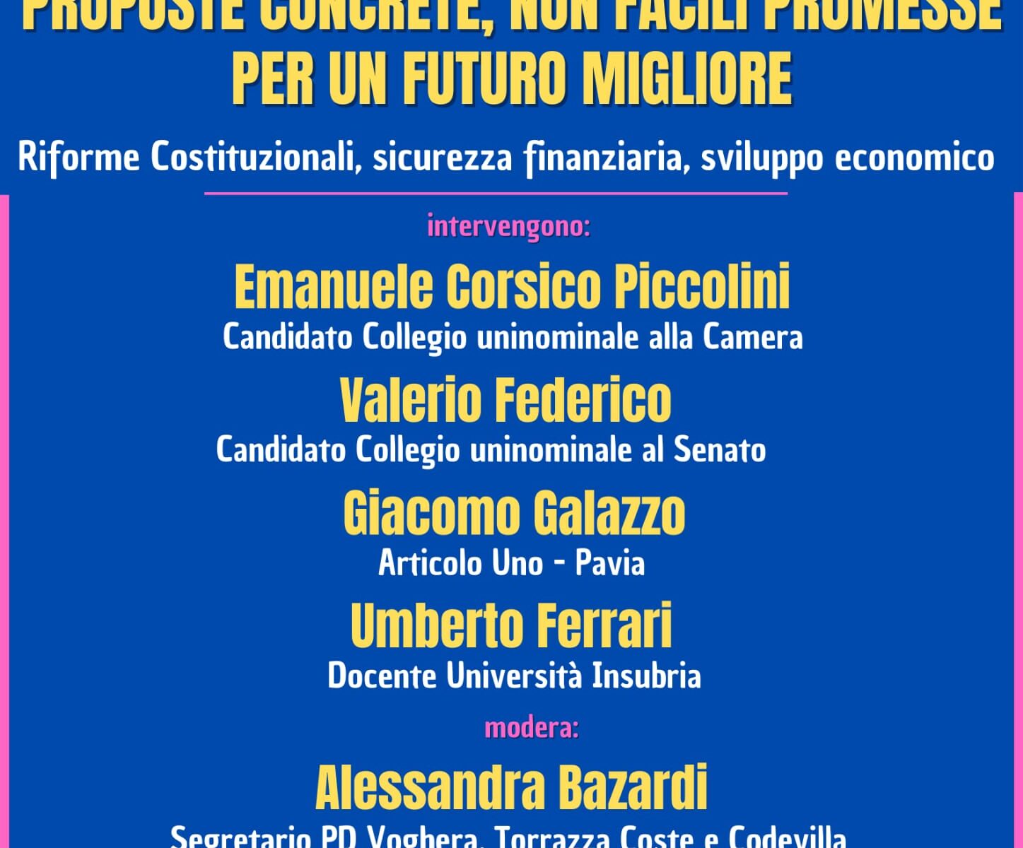 Sabato 17 settembre alle 18.00 presso la Sala Zonca